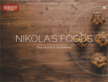 Tablet Screenshot of nikolasbakery.com